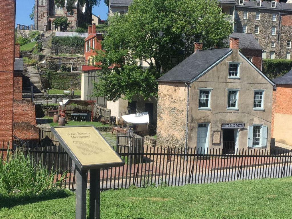 Harper's Ferry was the site of the infamous raid by abolitionist John Brown and a Civil War battle in 1862.