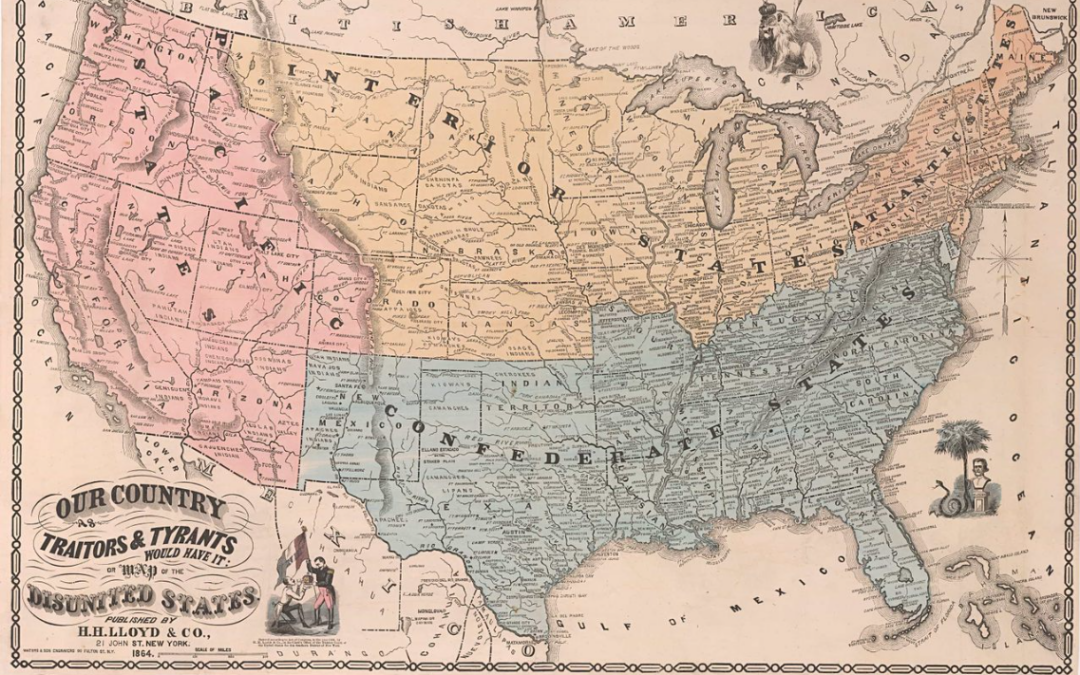 A Map of the ‘Disunited States’ Shows Fears of Civil War–Era America